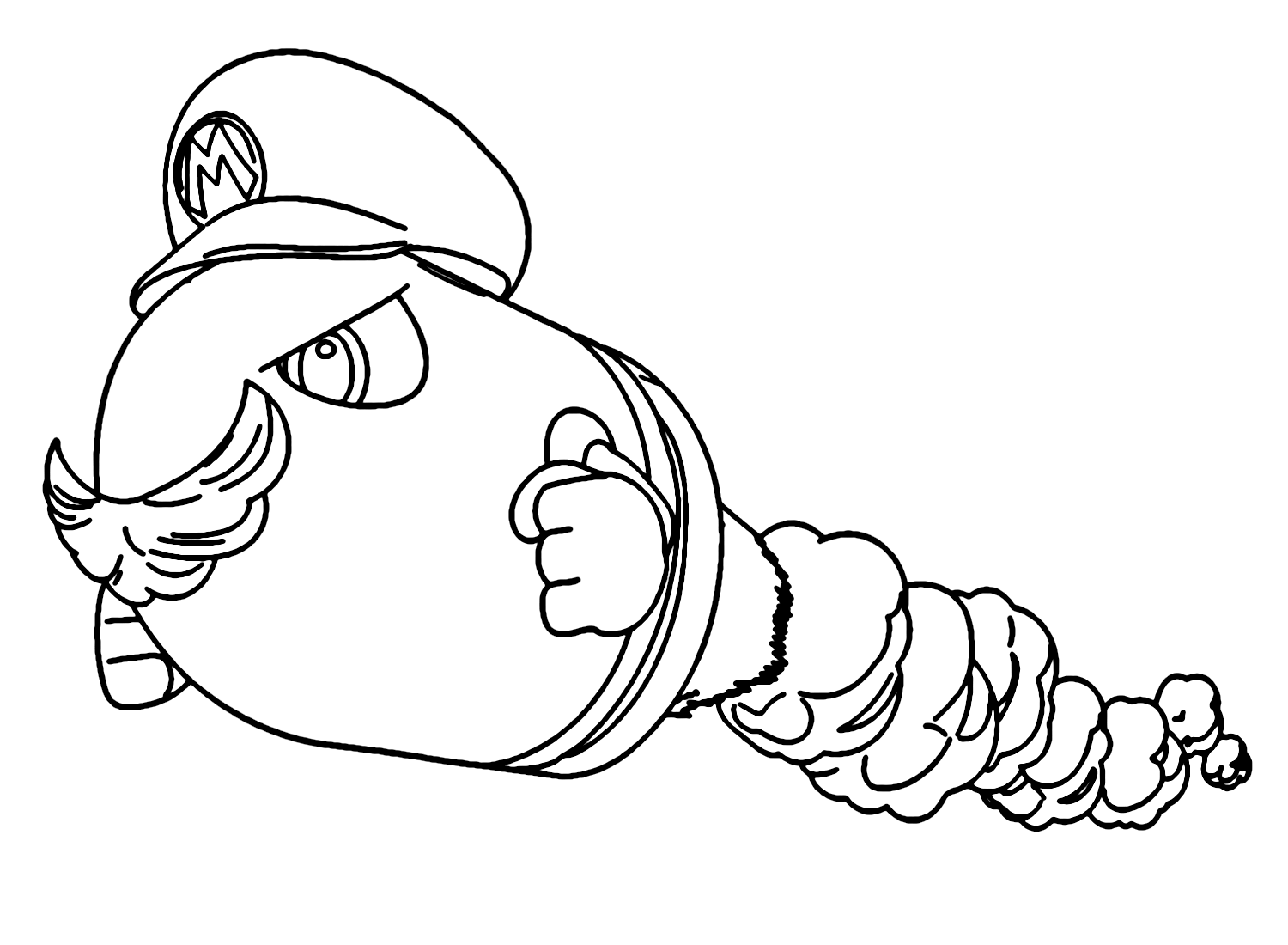 Super Mario Odyssey Coloring Page Coloring Nation