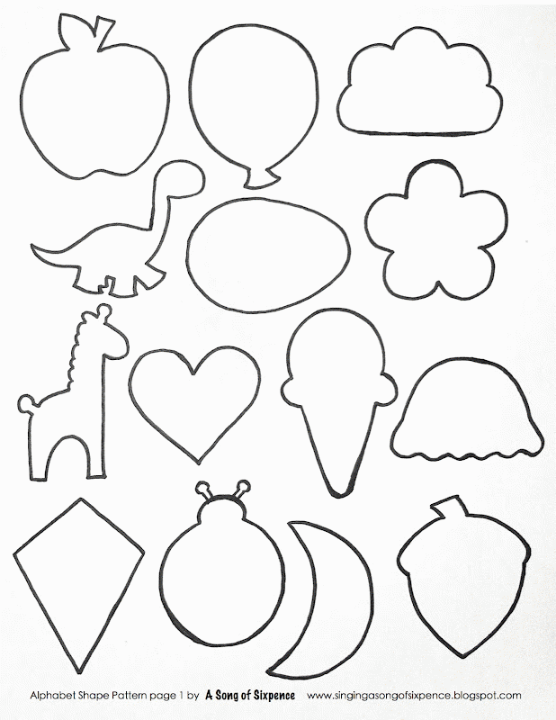 Christmas Shapes To Cut Out Coloring Nation