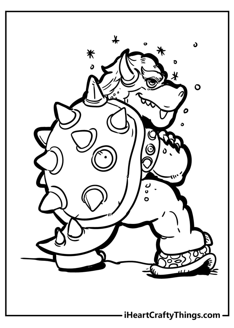 Super Mario Bros Coloring Page And Exciting Coloring Nation