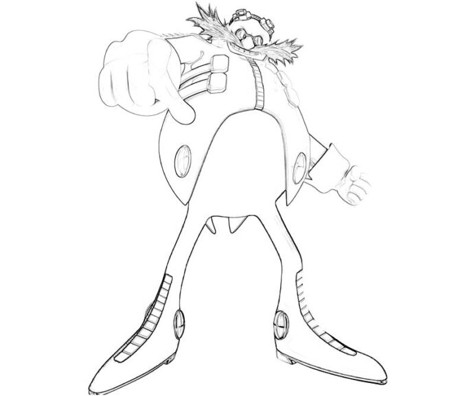 Dr Eggman Coloring Pages Coloring Nation