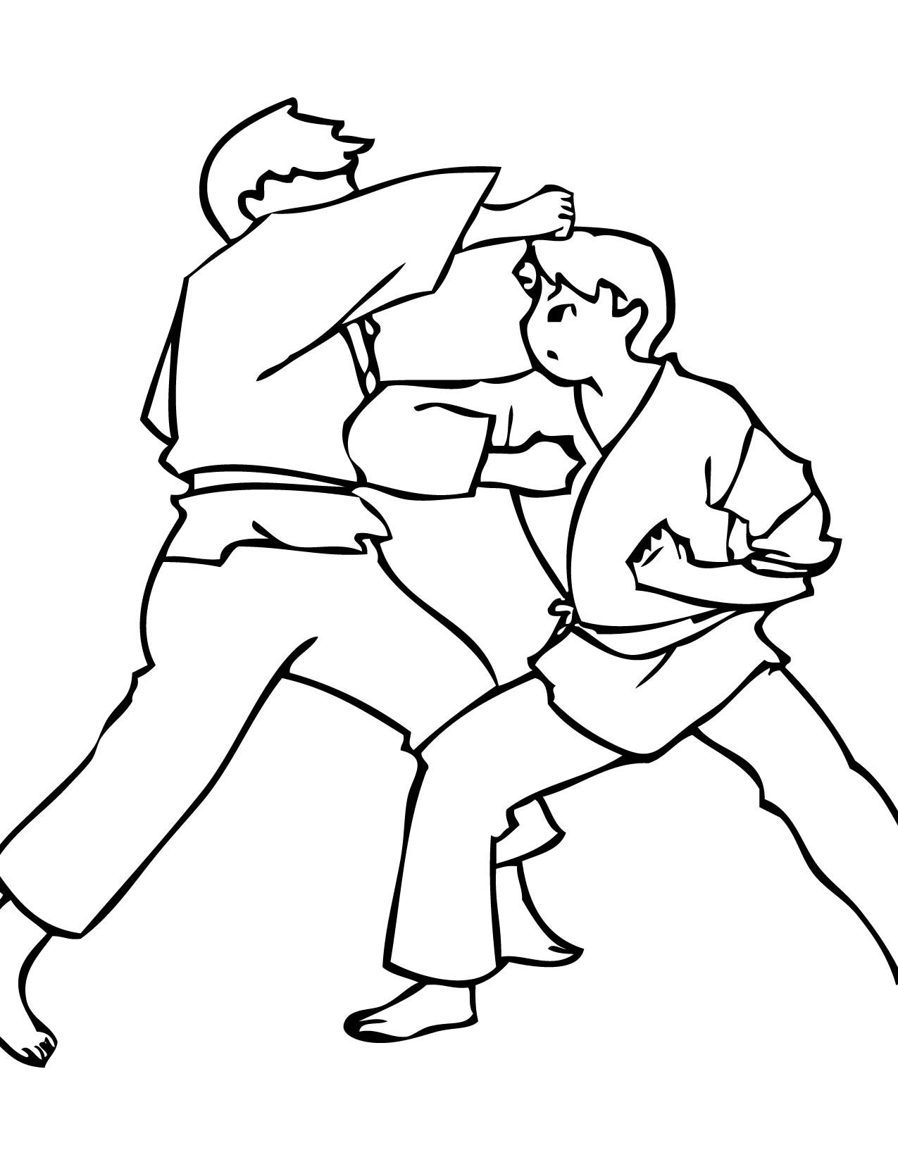 martial arts coloring pages | Coloring pages, Coloring pages for kids,  Cartoon coloring pages