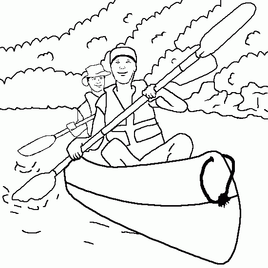 Drawing Small boat / Canoe #142402 (Transportation) – Printable coloring  pages