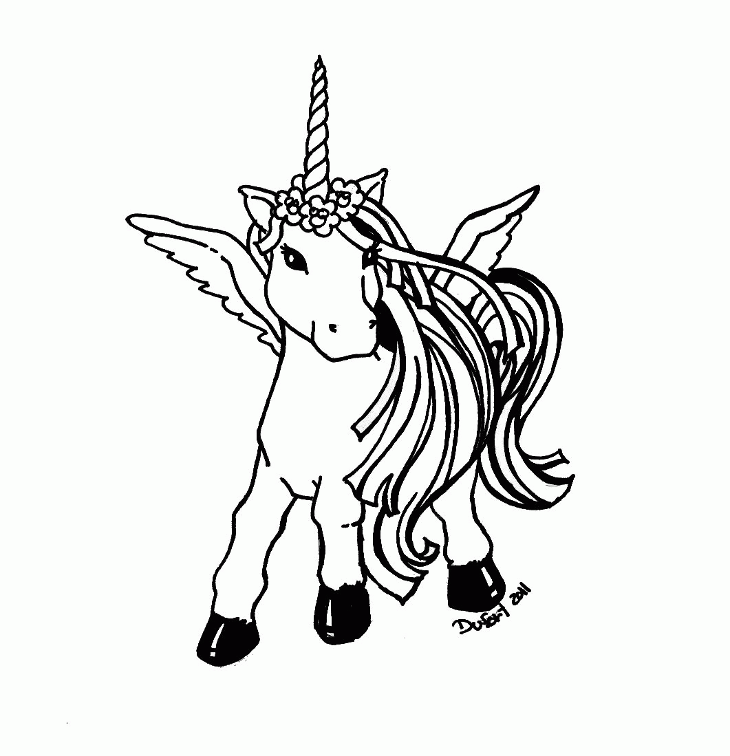 Christmas Pegasus Coloring Pages - Coloring Pages For All Ages