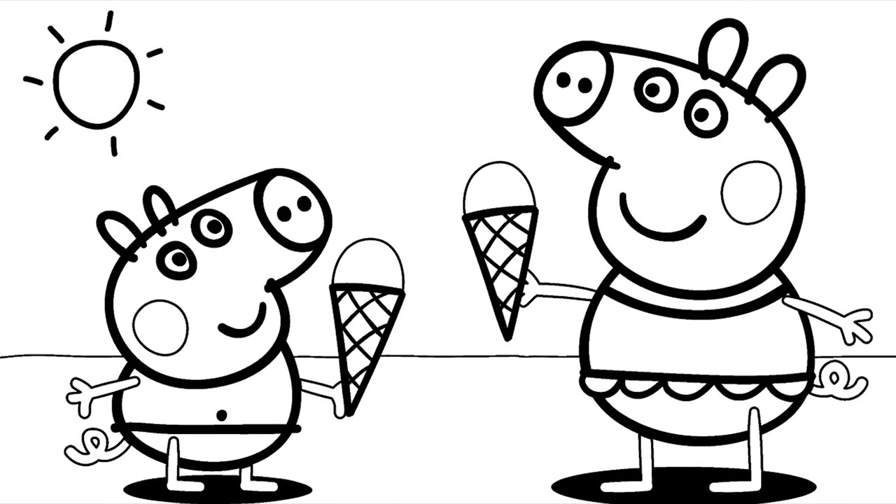 Coloring Pages For Peppa Pig