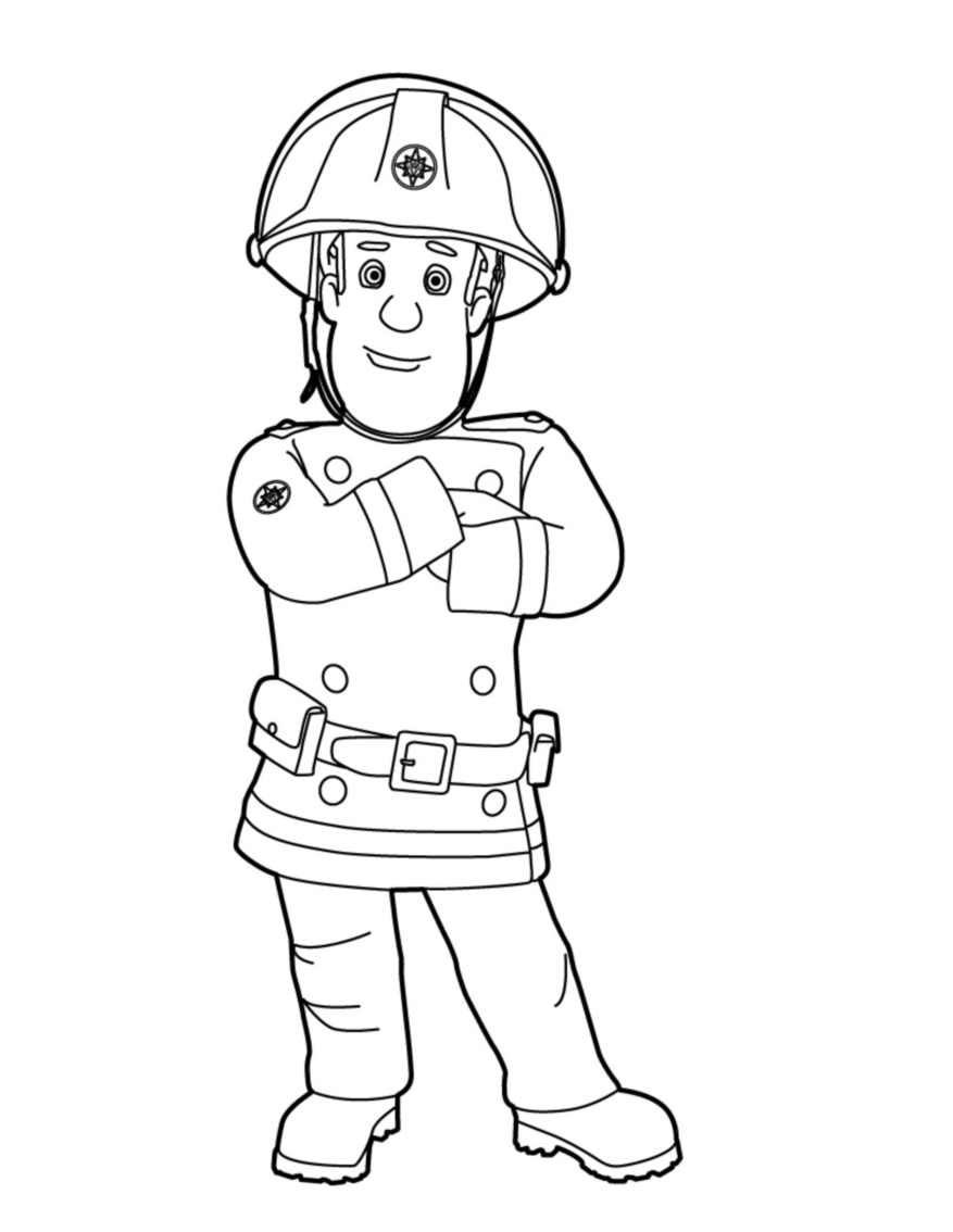 Fireman sam to download for free - Fireman Sam Kids Coloring Pages