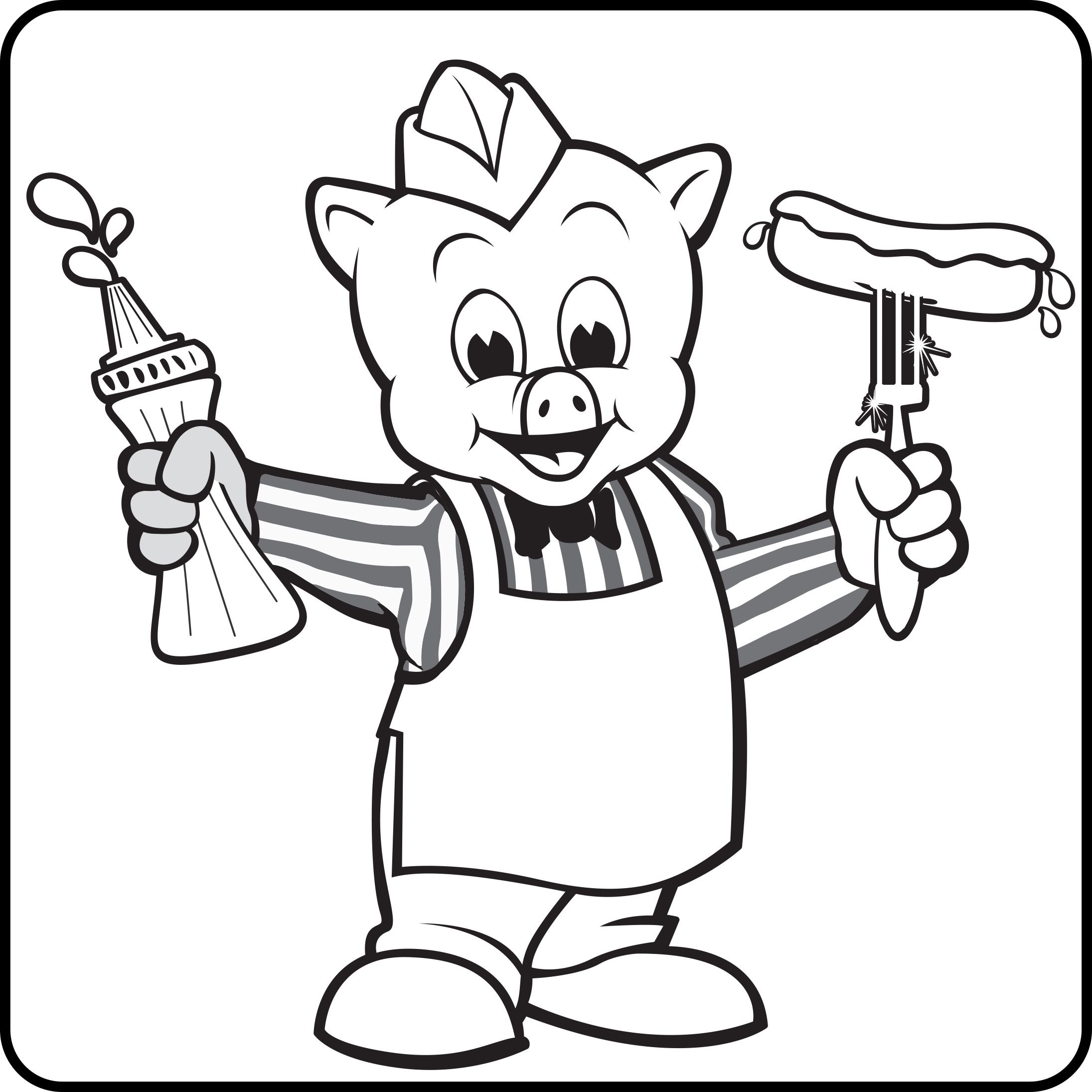 Piggly Wiggly Coloring Pages Sketch Coloring Page