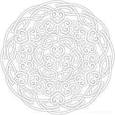 Celtic For Adults - Coloring Pages for Kids and for Adults