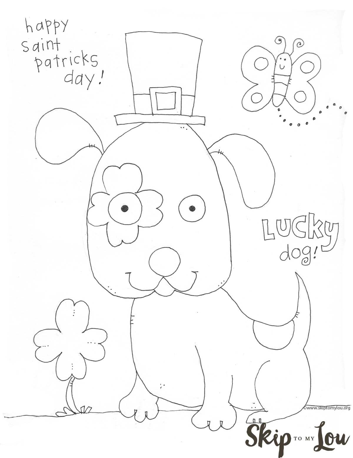 St Patricks Day Coloring Page for Preschoolers | Coloring pages, Printable  coloring pages, Coloring books