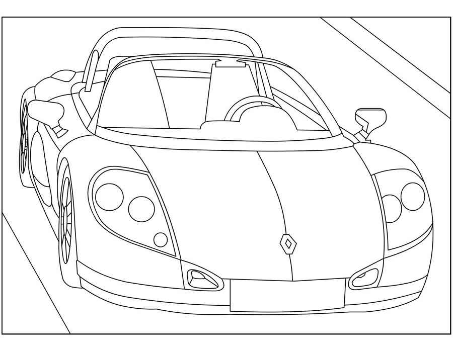 Renault Coloring pages 