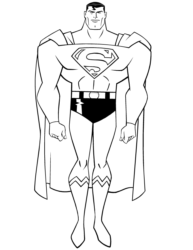 Lego superman coloring pages to download and print for free