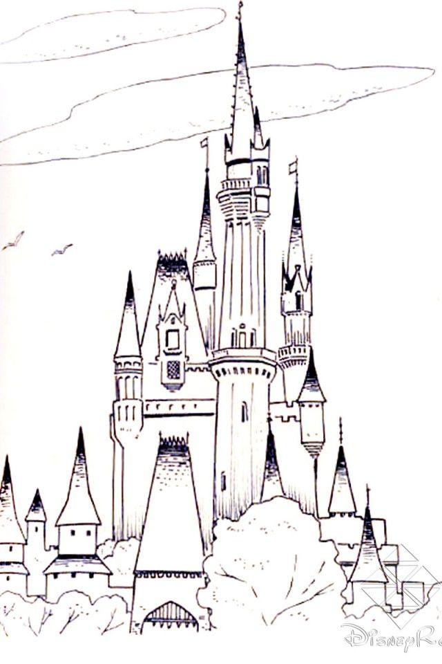 Cinderella Castle Coloring Pages | download free printable ...