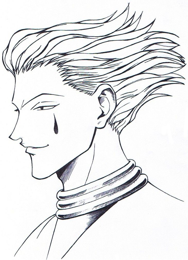 Hisoka Hunter x Hunter | Hisoka, Anime lineart, Anime character drawing