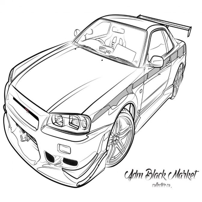 Coloring Pages : Stunning Gtr Coloring Pages Liberty Walk Nissan Gtr Coloring  Pages‚ Google Docs‚ Coloring Pages To Print also Coloring Pagess