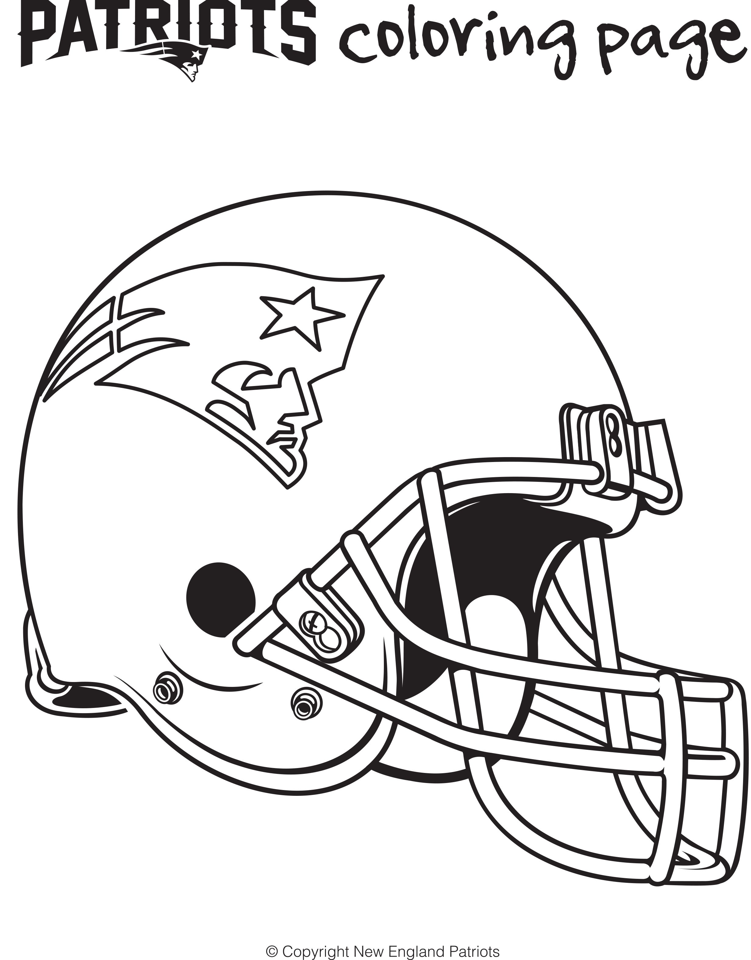 Clearance patriots helmet coloring page Top Sale