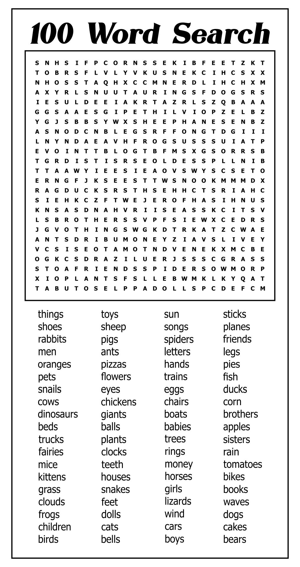 10 Best Mega Word Searches Printable - printablee.com