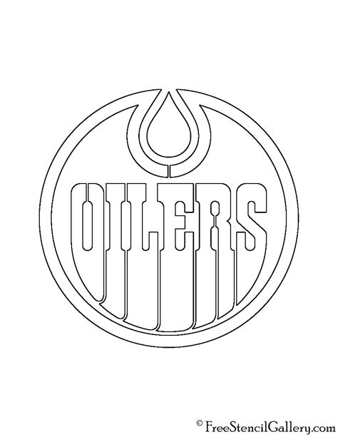 Edmonton Oilers Colouring Pages - Free Colouring Pages