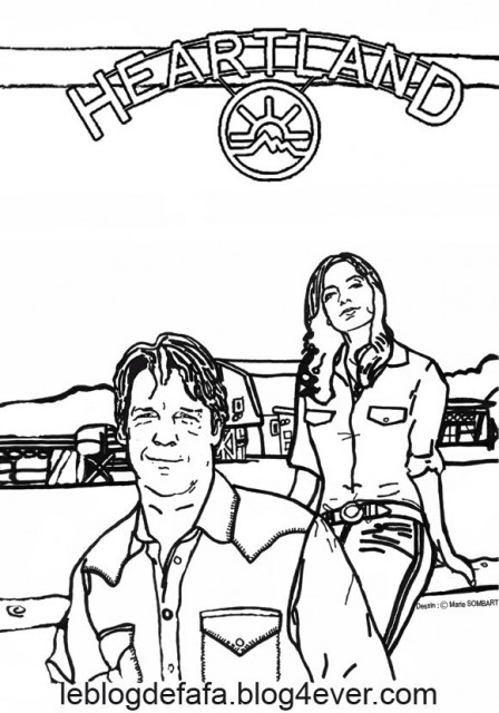 Colouring Page of Tim Fleming