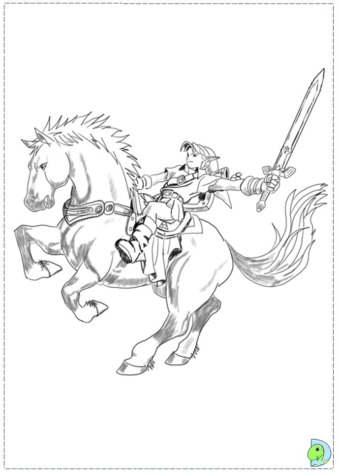 Link Zelda Coloring Pages - Get Coloring Pages
