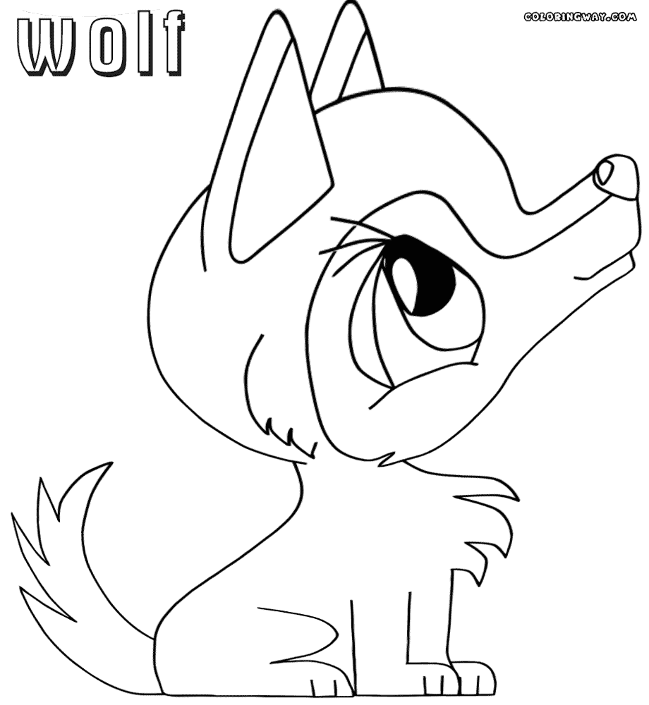 Wolf coloring pages | Coloring pages to download and print