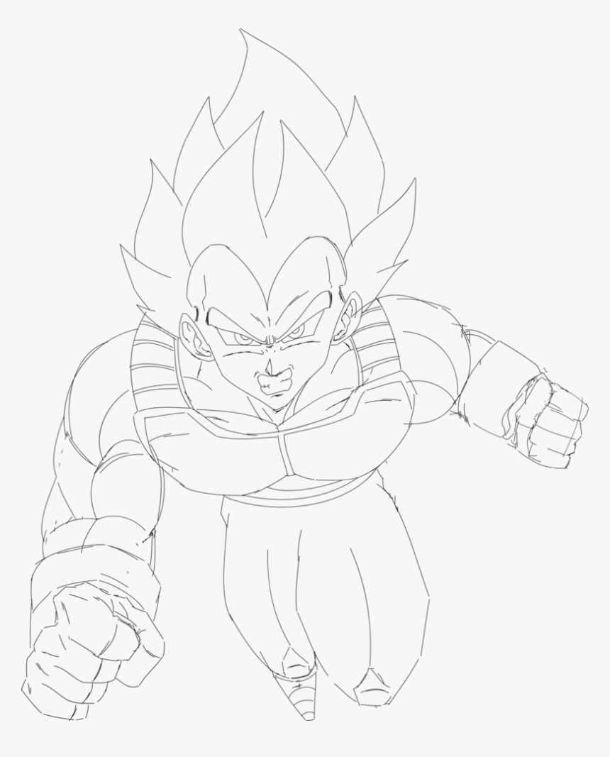 28 Collection Of Ui Goku Coloring Pages - Line Art, HD Png Download -  kindpng