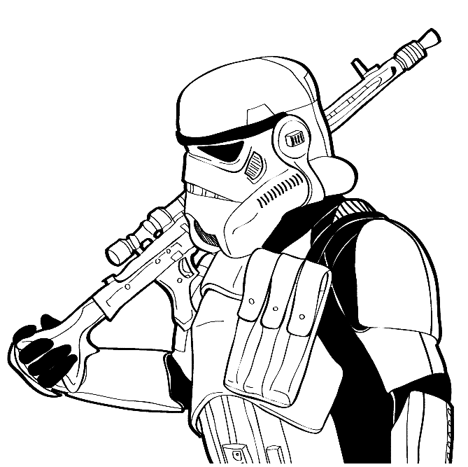 Stormtrooper - Star Wars Coloring Pages - Star Wars Characters Coloring  Pages - Coloring Pages For Kids And Adults