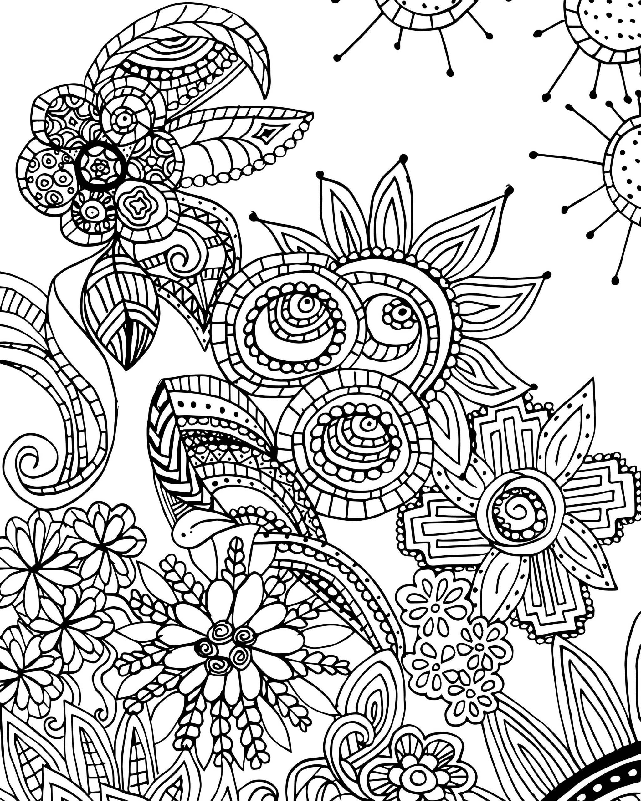 Coloring Pages : Coloring Zen Doodleing Book Educational Insights ...