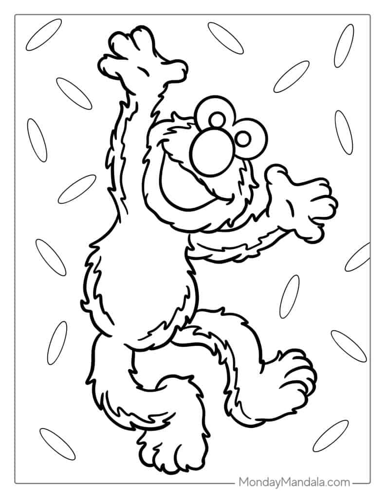24 Elmo Coloring Pages (Free PDF Printables)