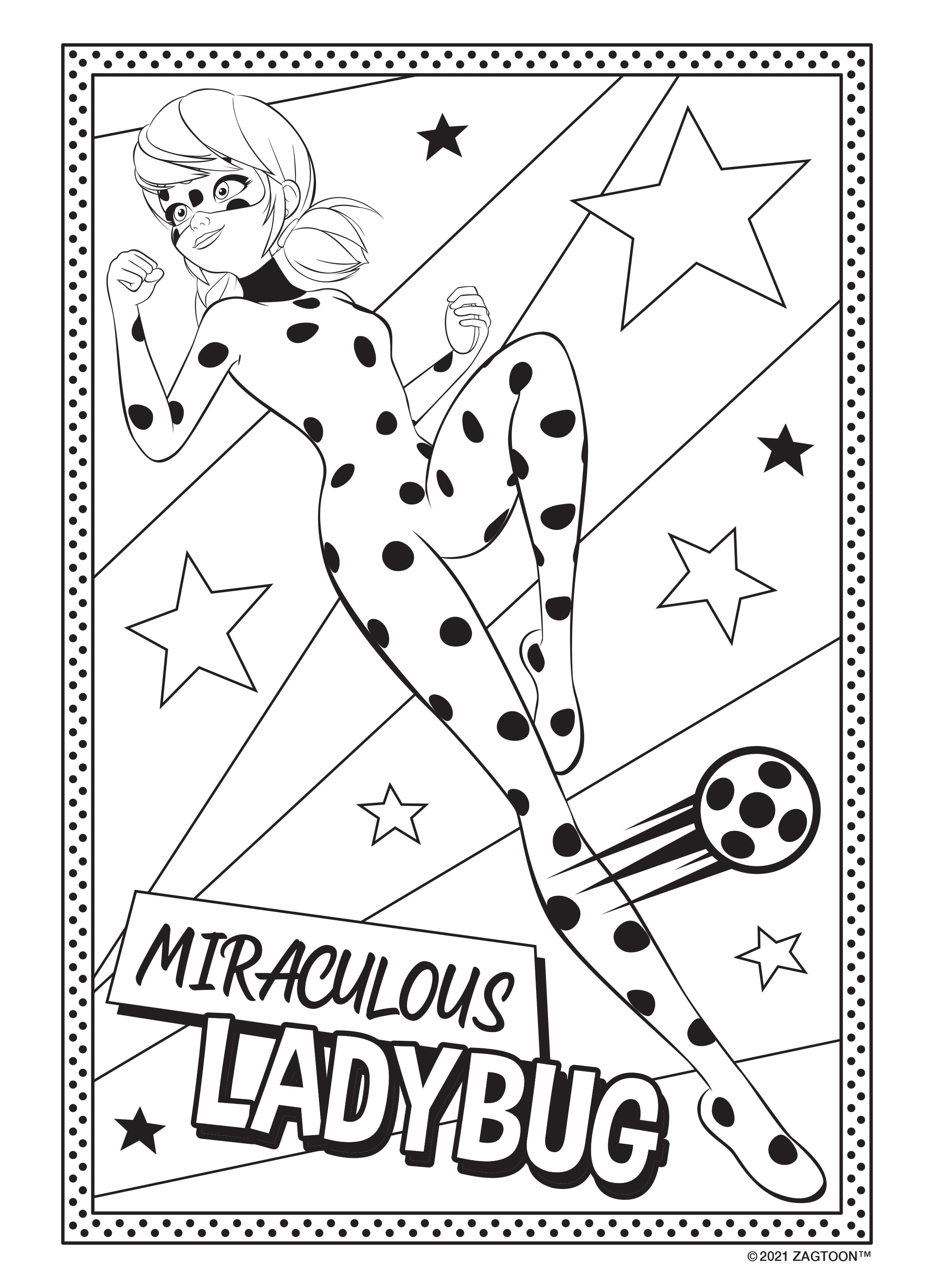 Miraculous Tales of Ladybug and Cat Noir 80 Page Jumbo Coloring Book,  Paperback - Walmart.com