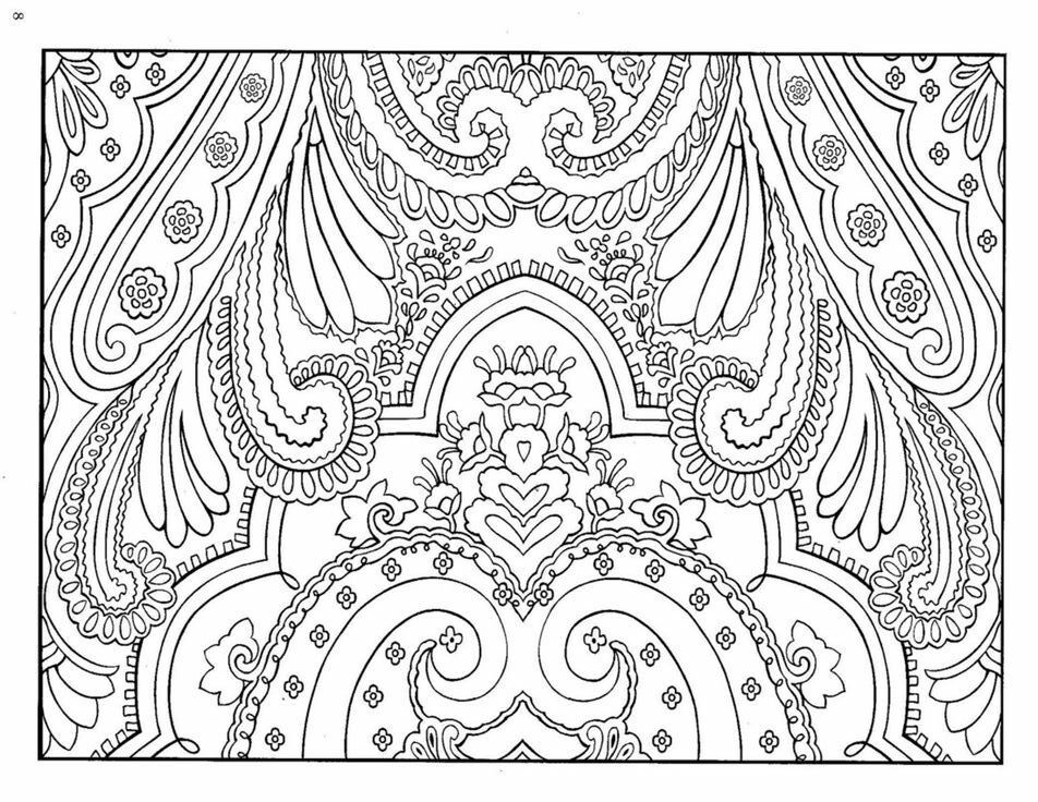 14 Pics of Paisley Design Coloring Pages Art - Paisley Designs ...