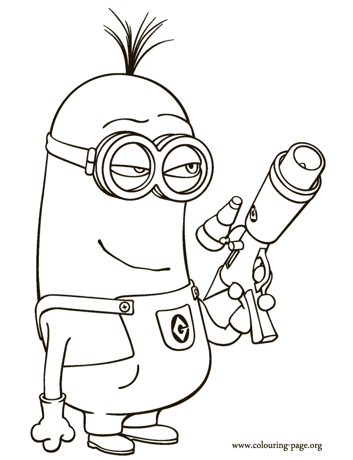 minion coloring page | Only Coloring Pages