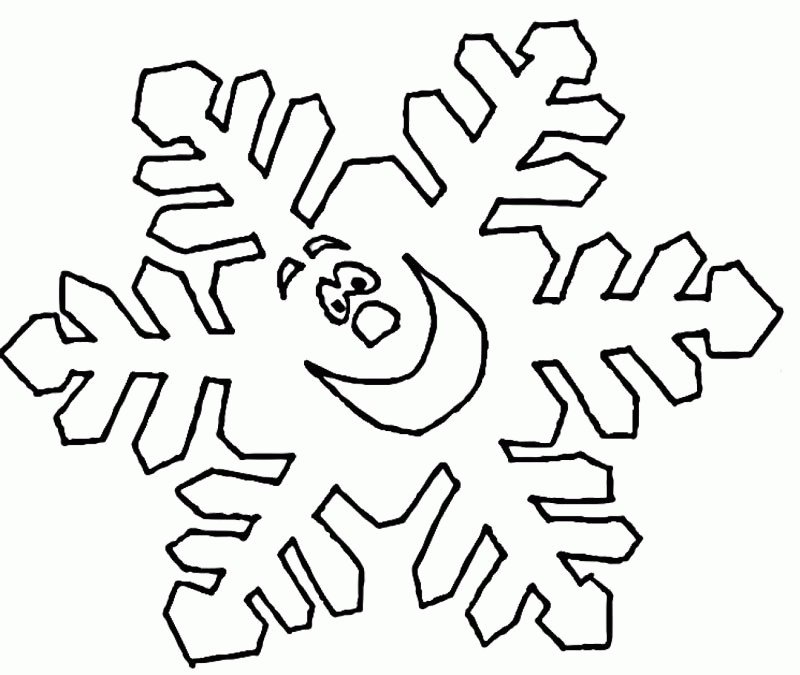 Coloring Pages Snowflakes