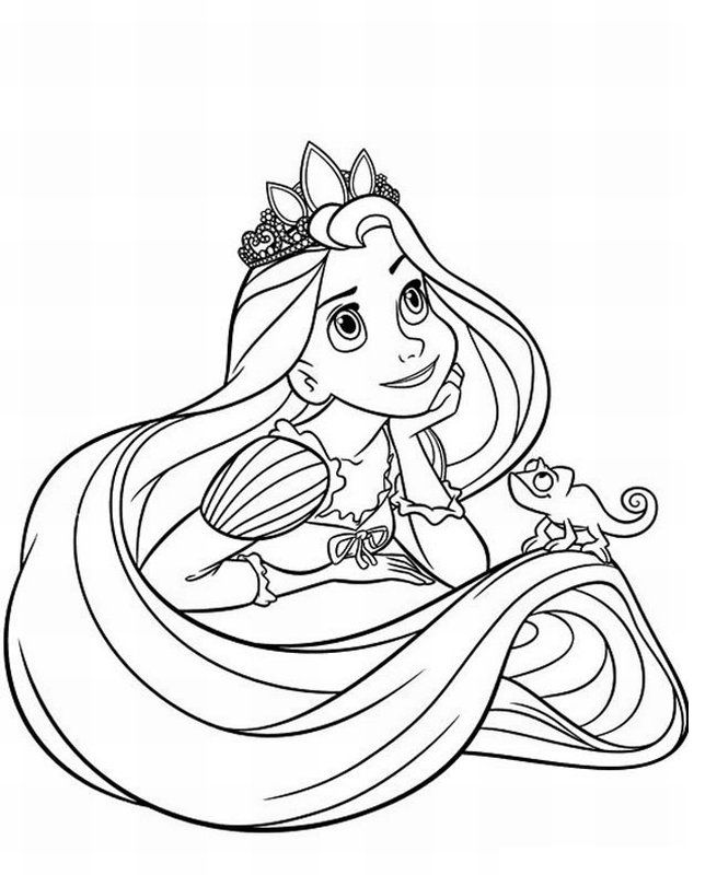 Tangled Coloring Pages and Book | UniqueColoringPages