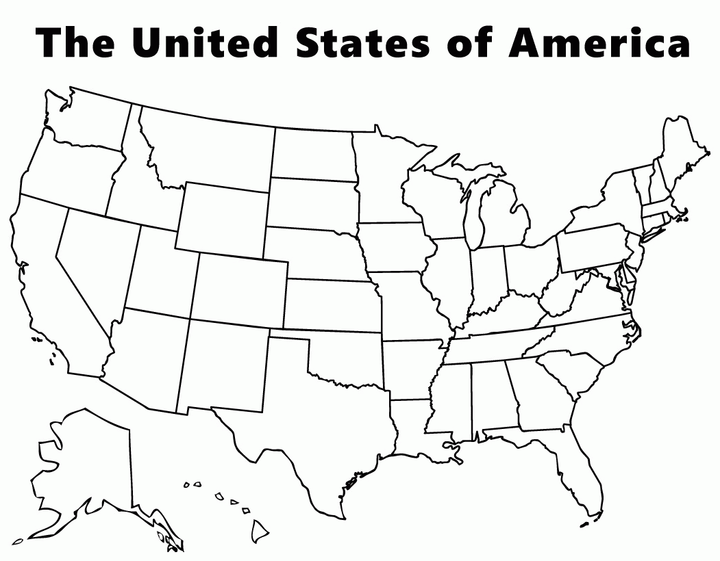 Maps: Usa Map Color