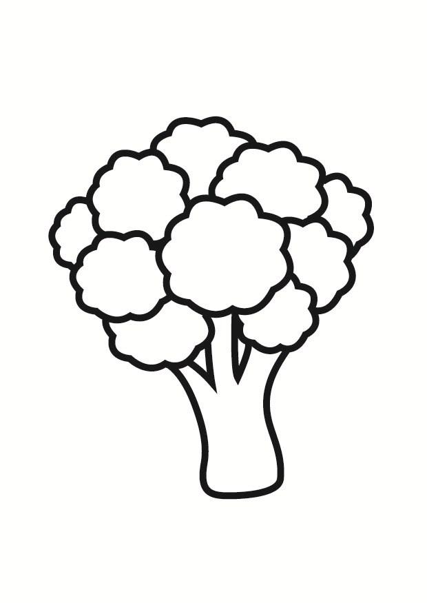 Brocolli Coloring Pages - Coloring Pages For All Ages