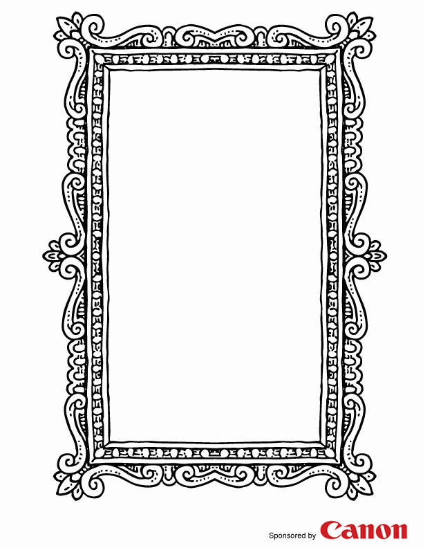 5 Best Images of Picture Frame Templates For Kids Printable - Free ...