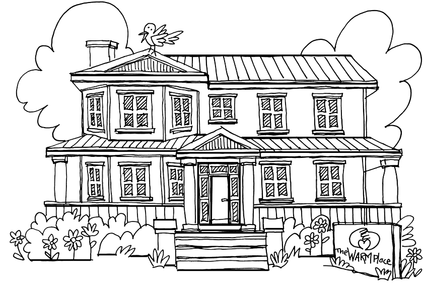 full house coloring pages - House Coloring Pages Printable | House  colouring pages, Creepy houses, Coloring pages winter