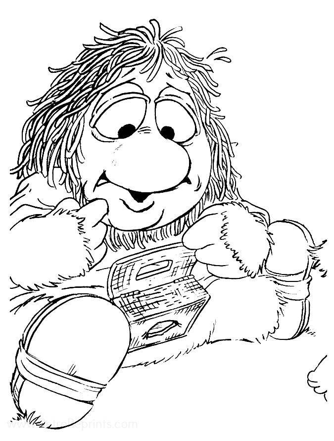 Fraggle Rock, Jim Henson's Coloring Pages | Coloring Books at Retro  Reprints - The world's largest coloring book archive!