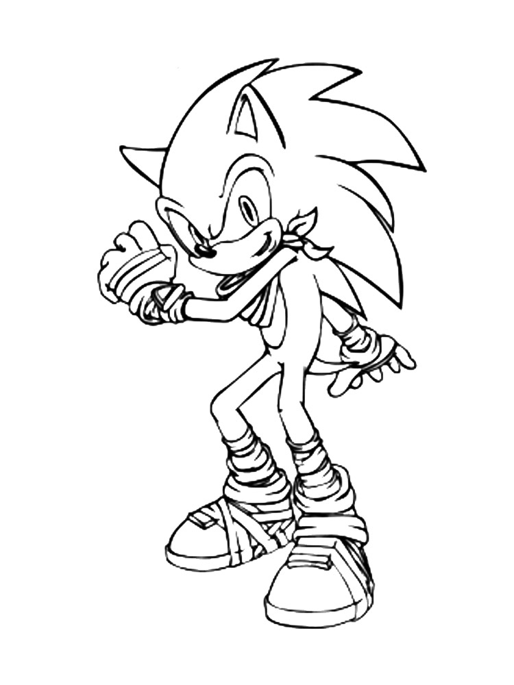 Sonic Coloring Pages - The Daily Coloring
