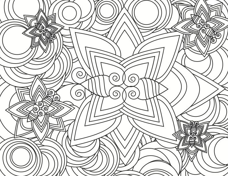Star Pattern | Detailed coloring pages, Pattern coloring pages, Geometric coloring  pages