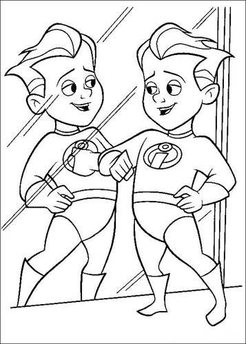 Kids-n-fun.com | 62 coloring pages of Incredibles