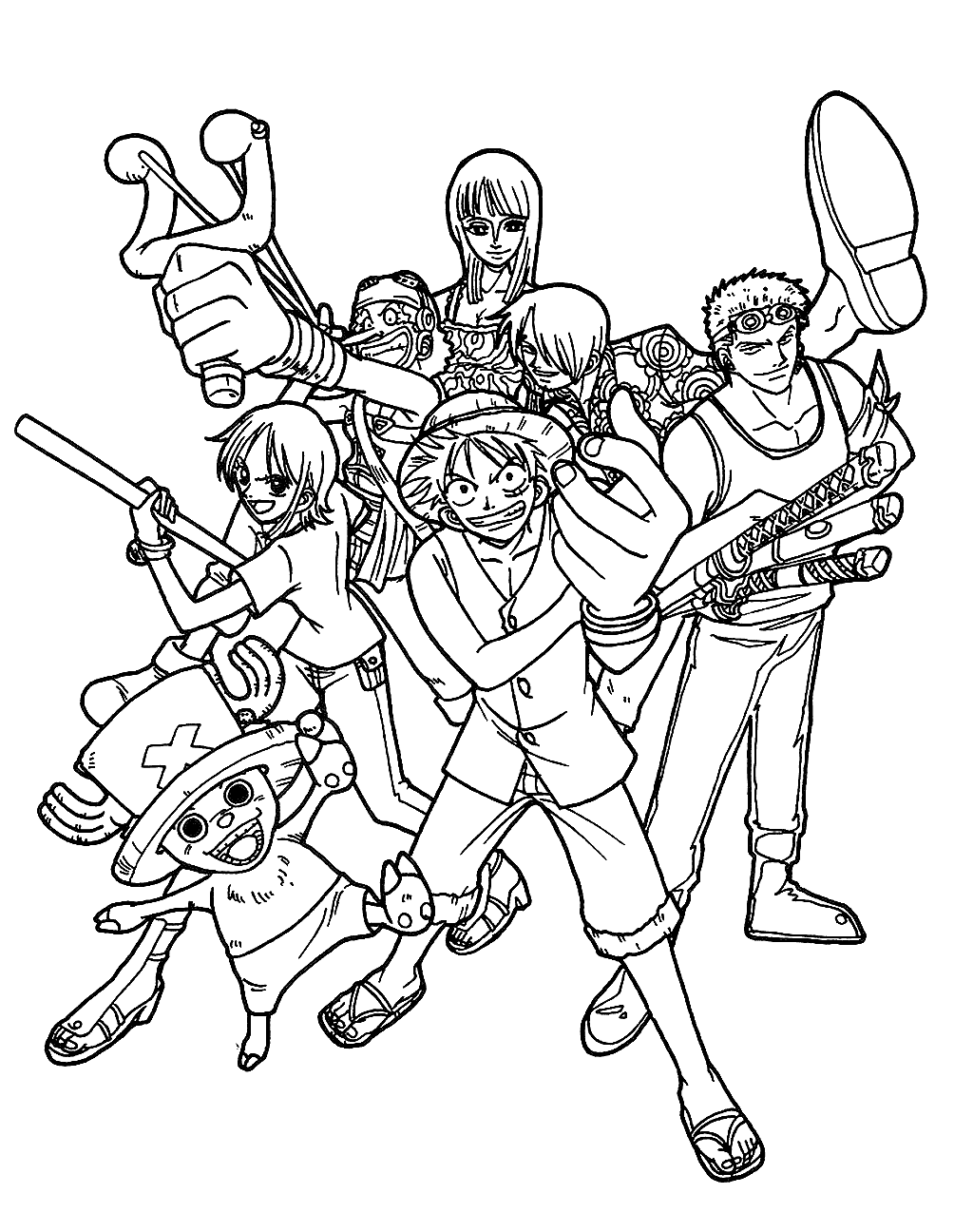 Straw Hat Pirates Coloring Pages - Get Coloring Pages