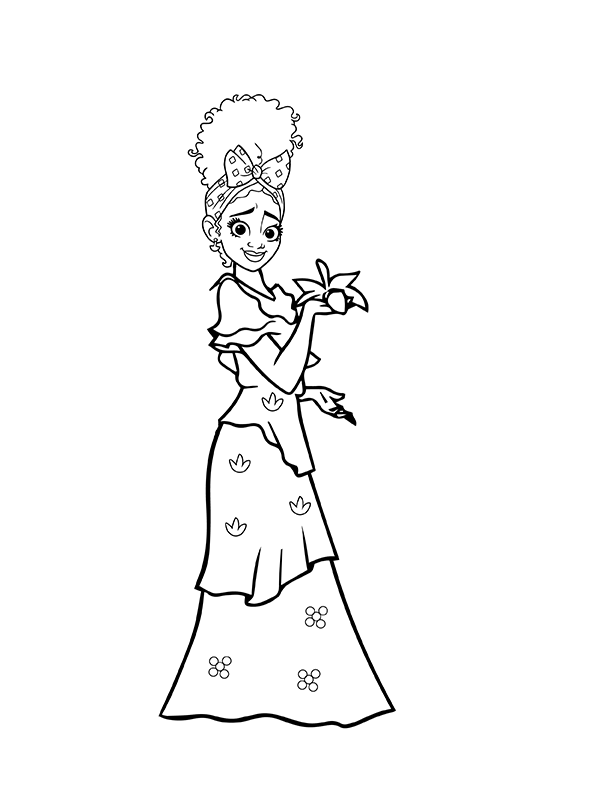 Encanto Dolores Coloring Pages - Free Printable Coloring Pages for Kids