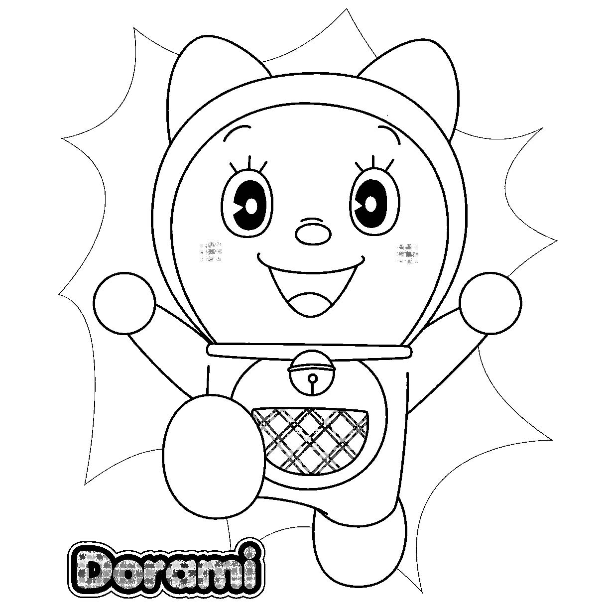 Dorami Pages Coloring - Get Coloring Pages