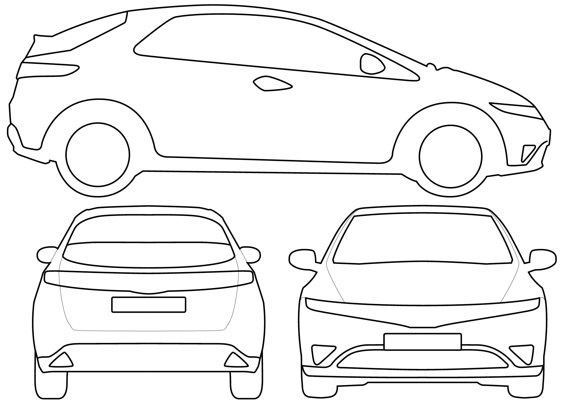 Honda Car coloring page - free printable coloring pages on coloori.com