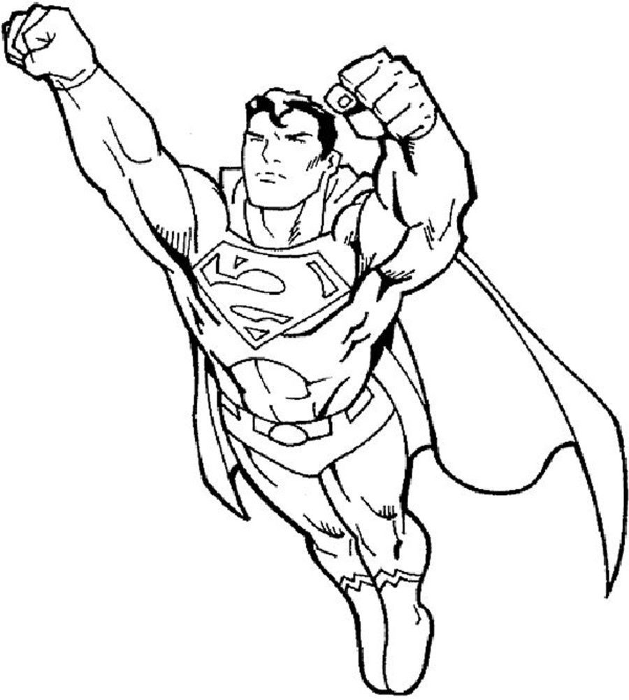Superman Coloring Pages Online Superman Coloring Pages Printable ...