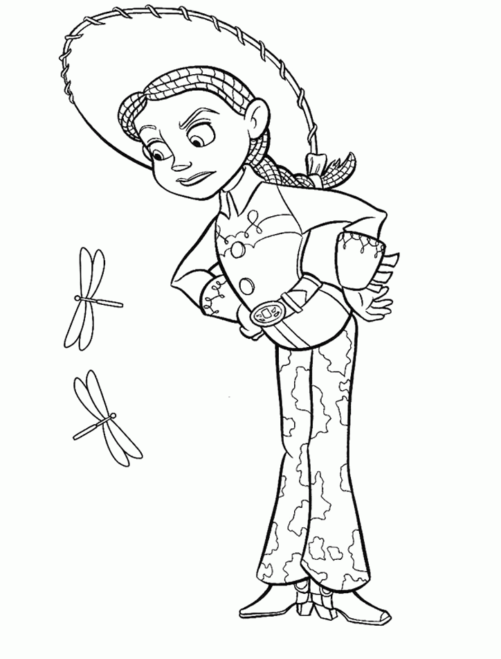 Jessie Toy Story and Kids Coloring Pages Coloring Pages For Kids ...