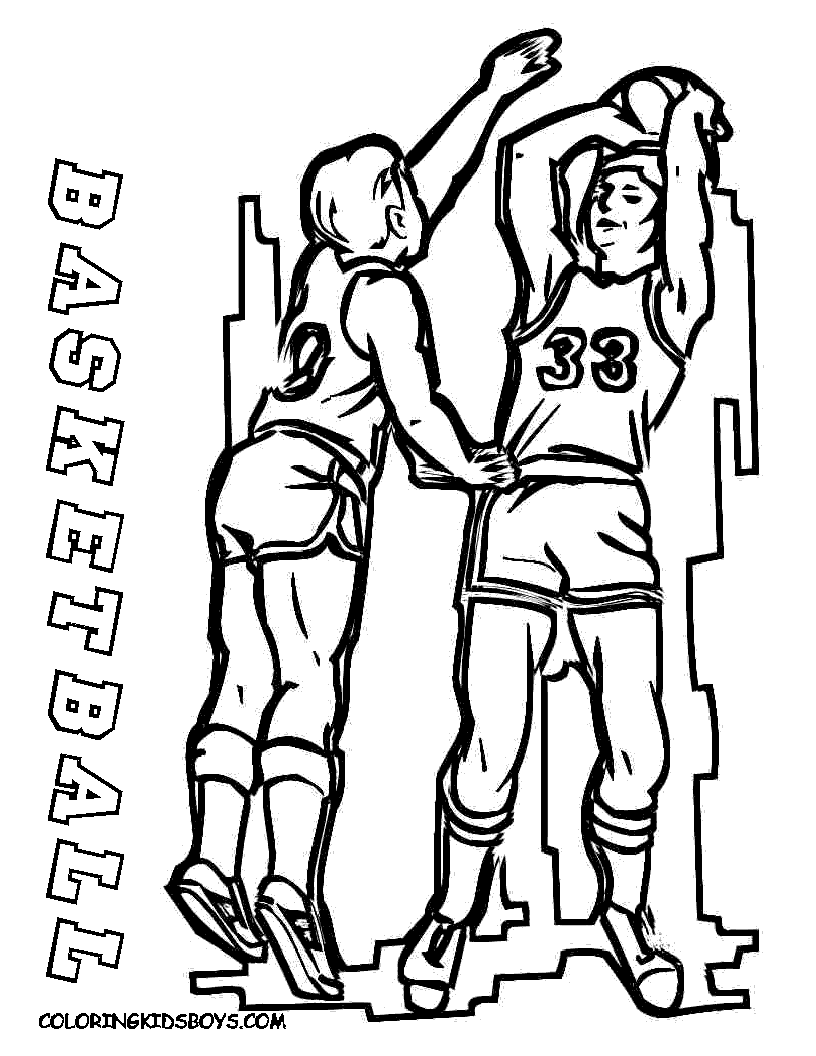 Smooth Basketball Coloring Pages | Basketball | Free | Men's ...
