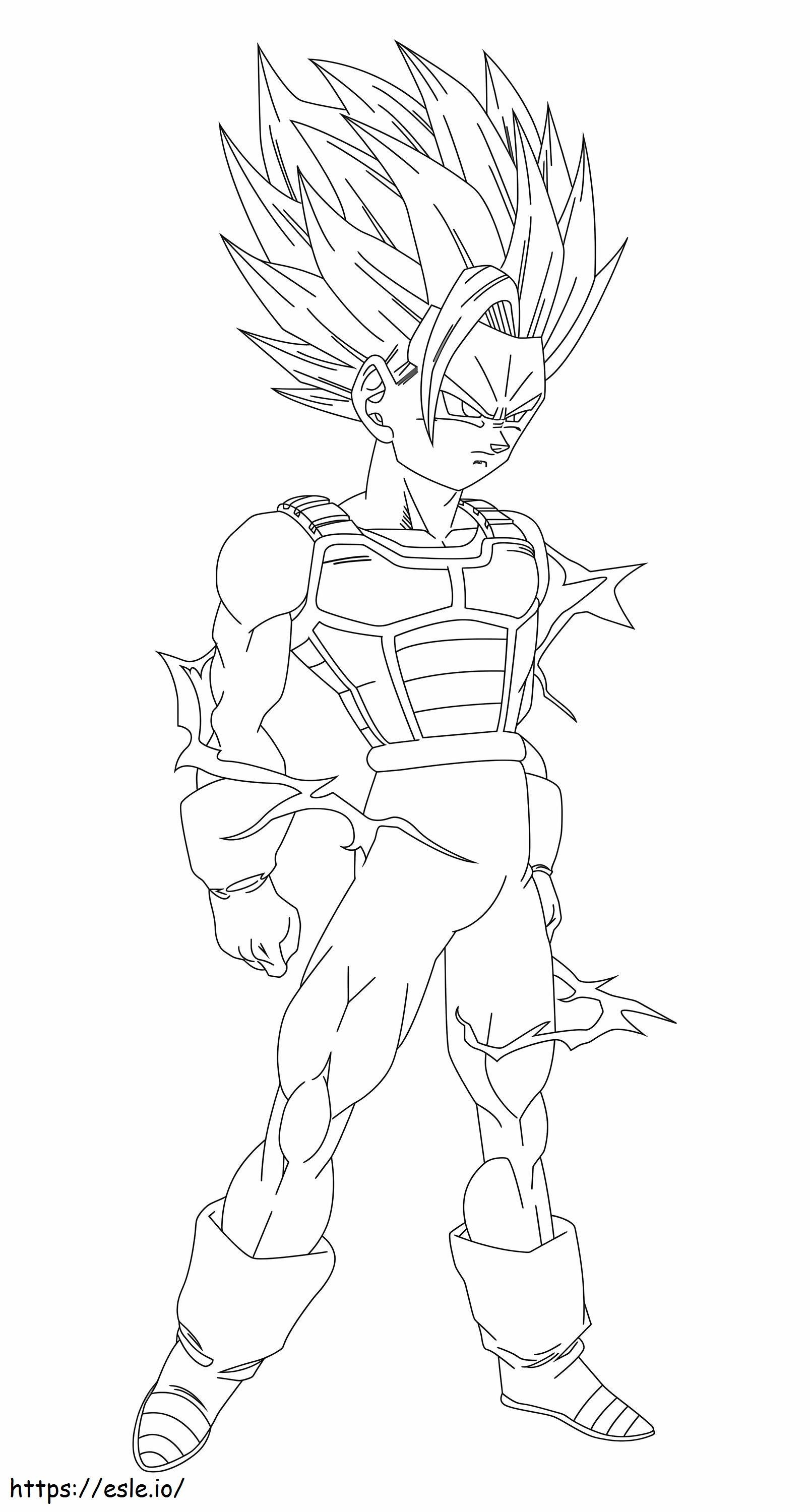 Gohan Ssj2 coloring page