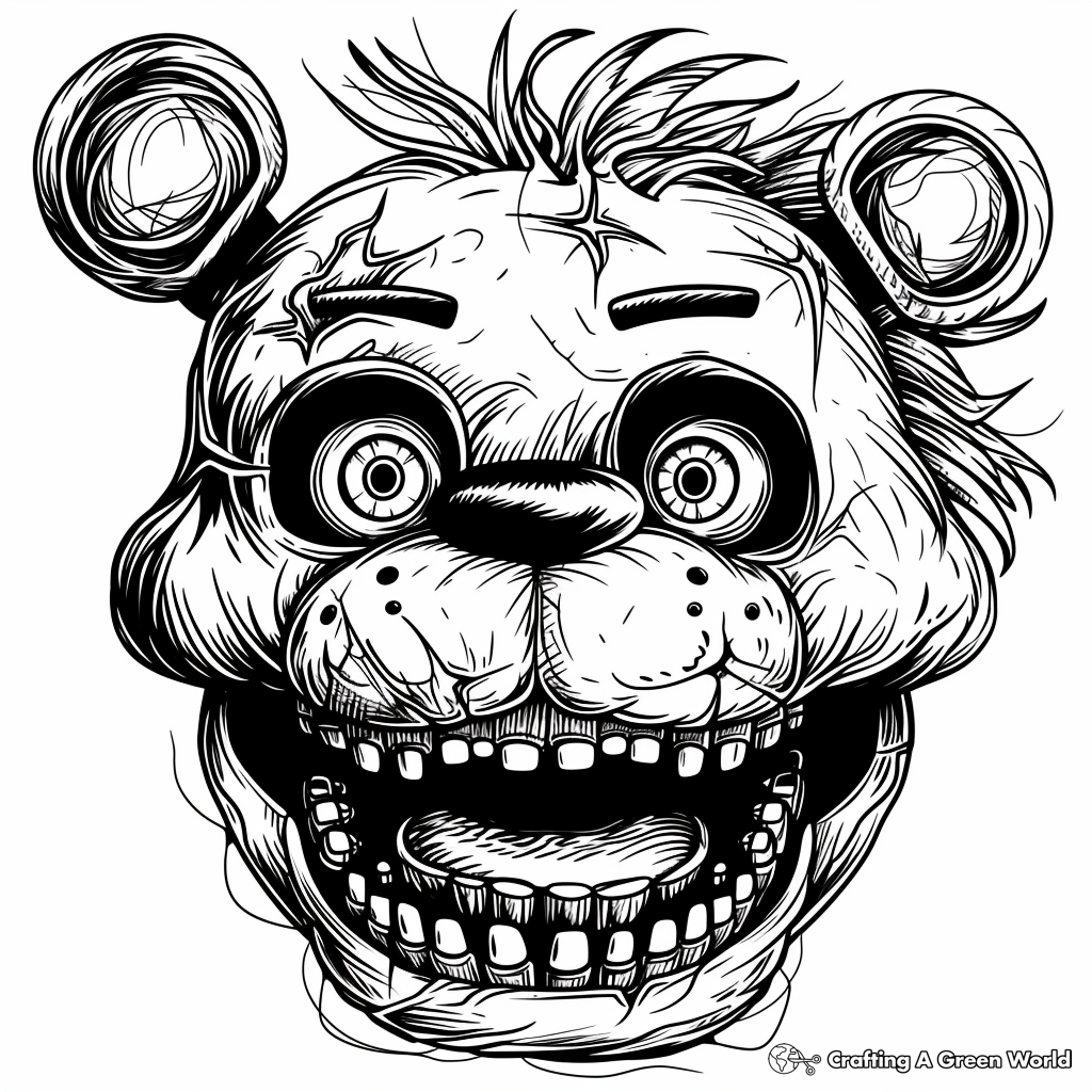 Freddy Fazbear Coloring Pages - Free ...