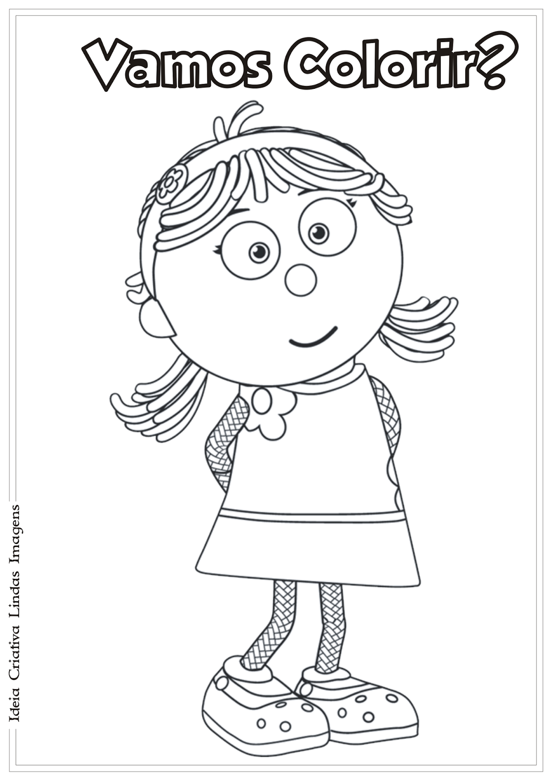 Tickety Toc Tallulah desenho para colorir